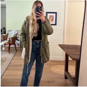 Abercrombie and Fitch Hooded Barn Jacket